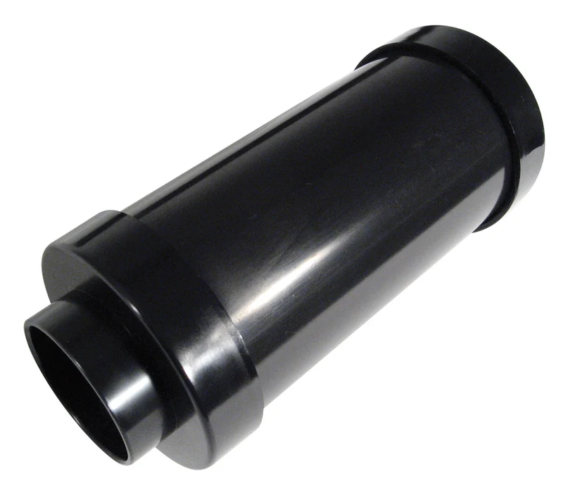 Silencieux de sortie d'air 7" - pour installation aspirateur central - noir