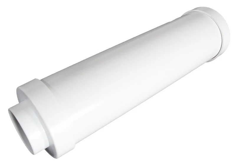 Silencieux de sortie d'air 12" - pour installation aspirateur central - blanc