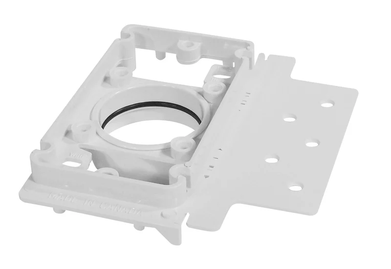 Plaque de montage mural de 4" pour aspirateur central - Plastiflex SV8001