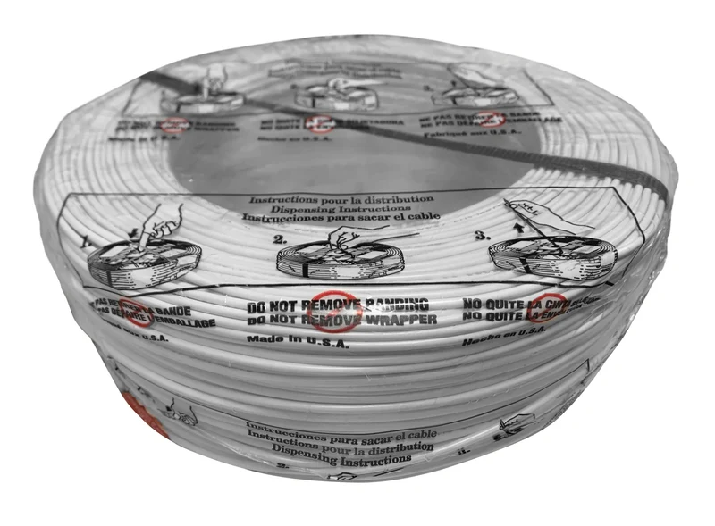 Fil électrique - 2 conducteurs - 22 AWG - 24V - 305 m (1000')