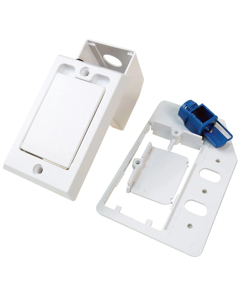 Supervalve carrée - pour installation aspirateur central - blanc - Hayden 791760W