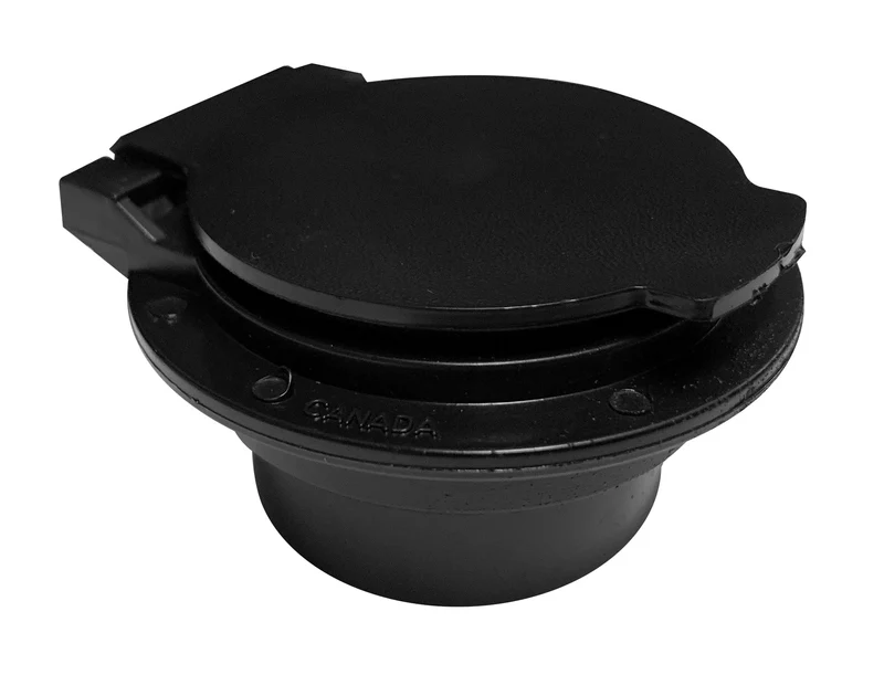 Prise utilitaire universelle sans contact pour aspirateur central - noir