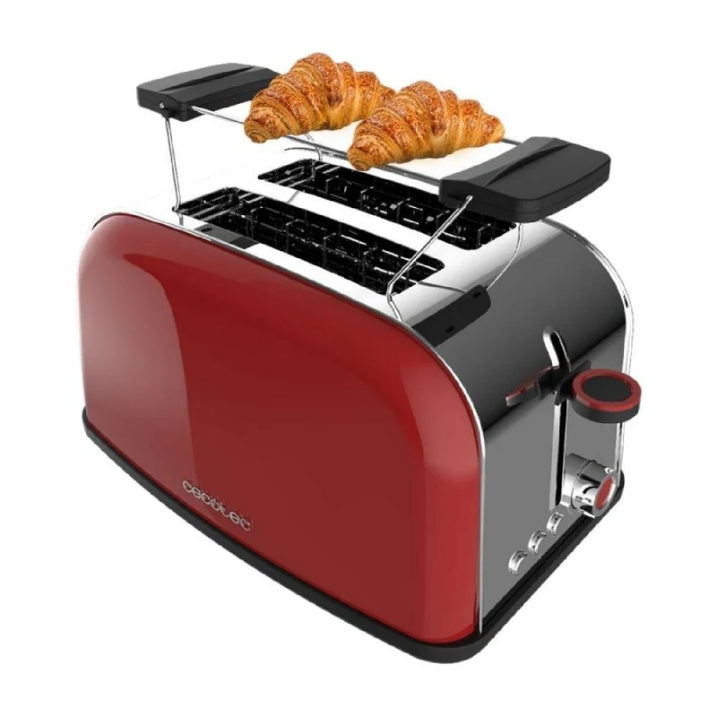 Cecotec Grille-pain vertical Toastin' time 850 Red
