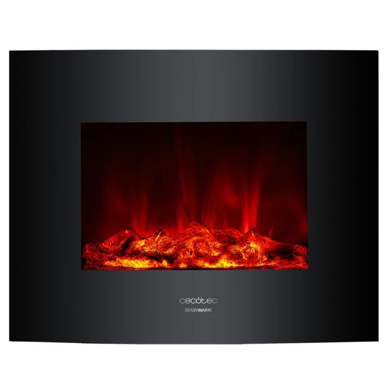 Cecotec Cheminée électrique décorative Ready Warm 2600 Curved Flames