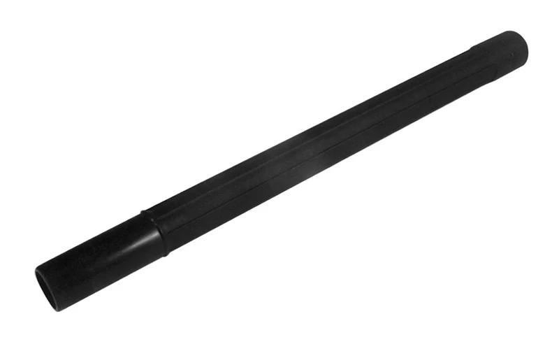 Manchon droit en plastique - 1¼ x 18¾" - couleur noir