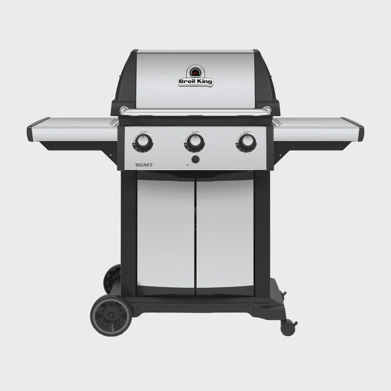 Broil King Signet 320 PRO 3 Dual - Tube Burner Propane BBQ with Cover