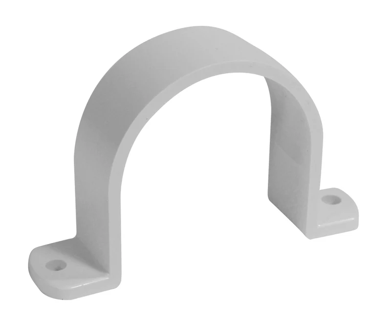 Attache de tuyau 2" - pour installation aspirateur central - blanc - Plastiflex SV8088-M