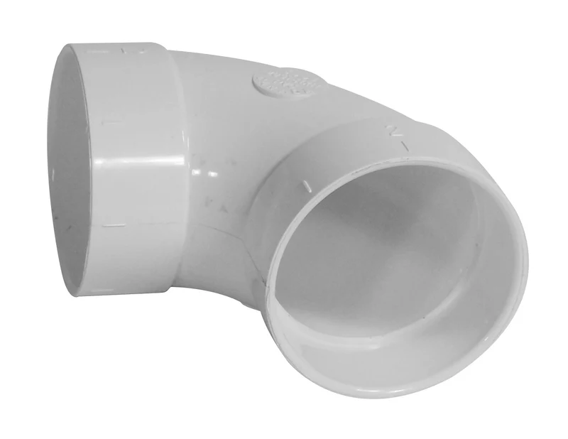 Coude 90° moyen - raccord en "L" - pour installation aspirateur central - blanc - Hayden 7765508W