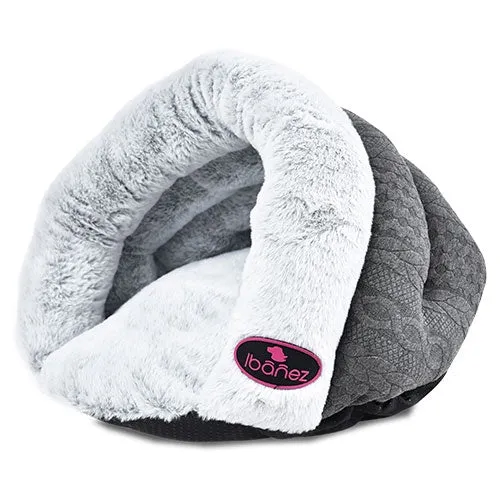 « CROCHET » GREY GROTTE PET LIT 35x35x28CM