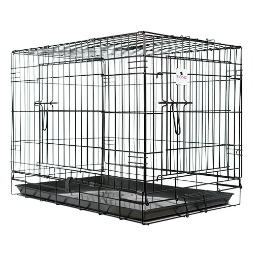 Cage Métallique pour chien - Noire
