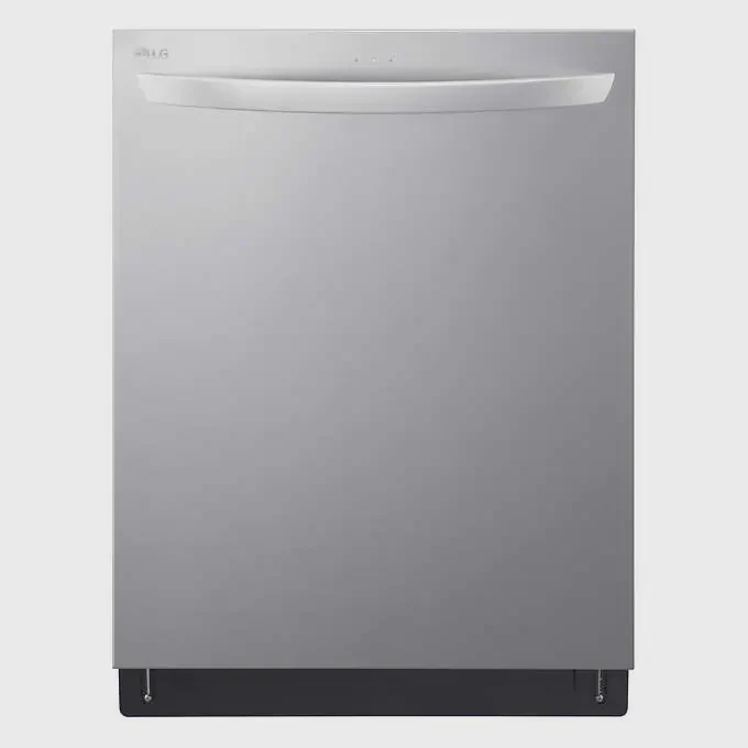 LG 24 in. Smudge-Resistant Stainless Steel Built-In Smart Top Control Steam Dishwasher with QuadWash Pro and Dynamic Heat Dry