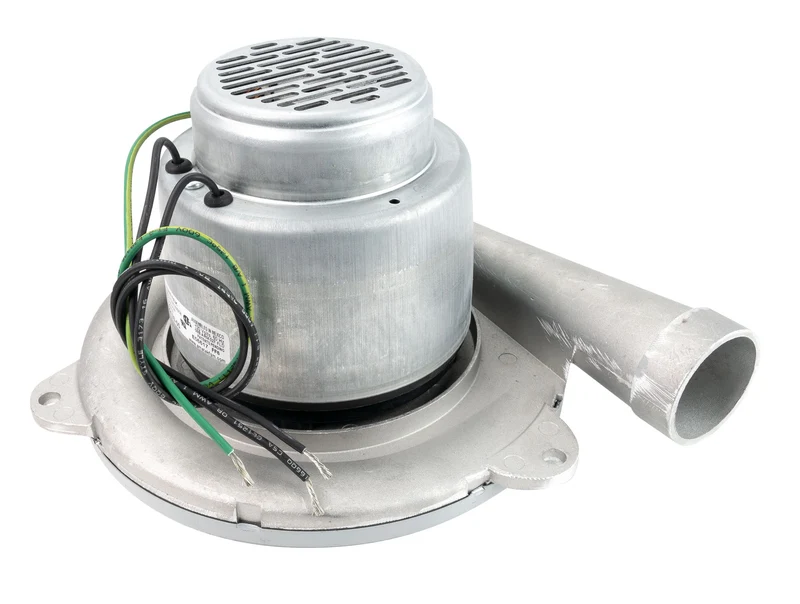 Moteur pour aspirateur tangentiel - dia 8,4" - 1 ventilateur - 120 V - 800 watts-air - Lamb / Ametek 122133-00 (B)