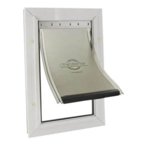 Aluminium Petit Blanc Pet Door (600ML)