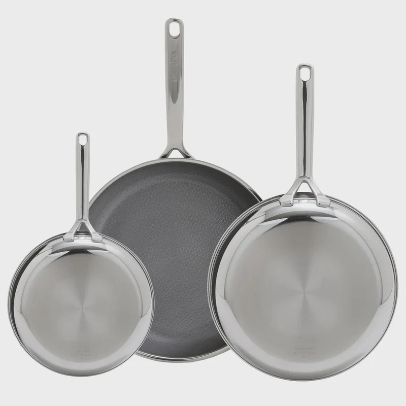 GreenPan Spectra 3-piece Frypan Set