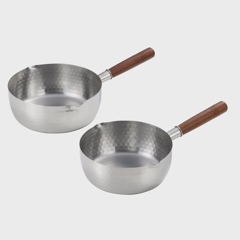Yukihira Stainless Steel Pans, 2-pieces