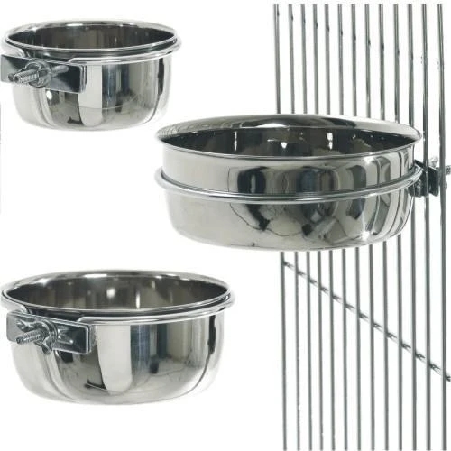 Gamelle Pour Cage Avec Papillon De Serrage