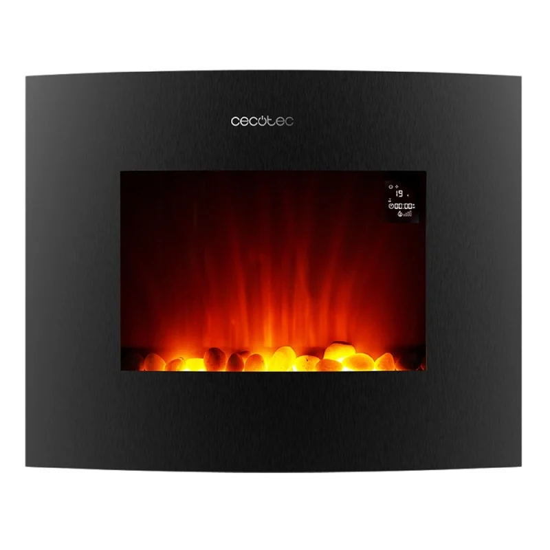 Cecotec Cheminée électrique ReadyWarm 2650 Curved Flames Connected