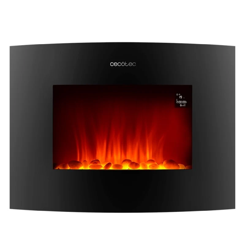 Cecotec Cheminée électrique ReadyWarm 2250 Curved Flames Connected