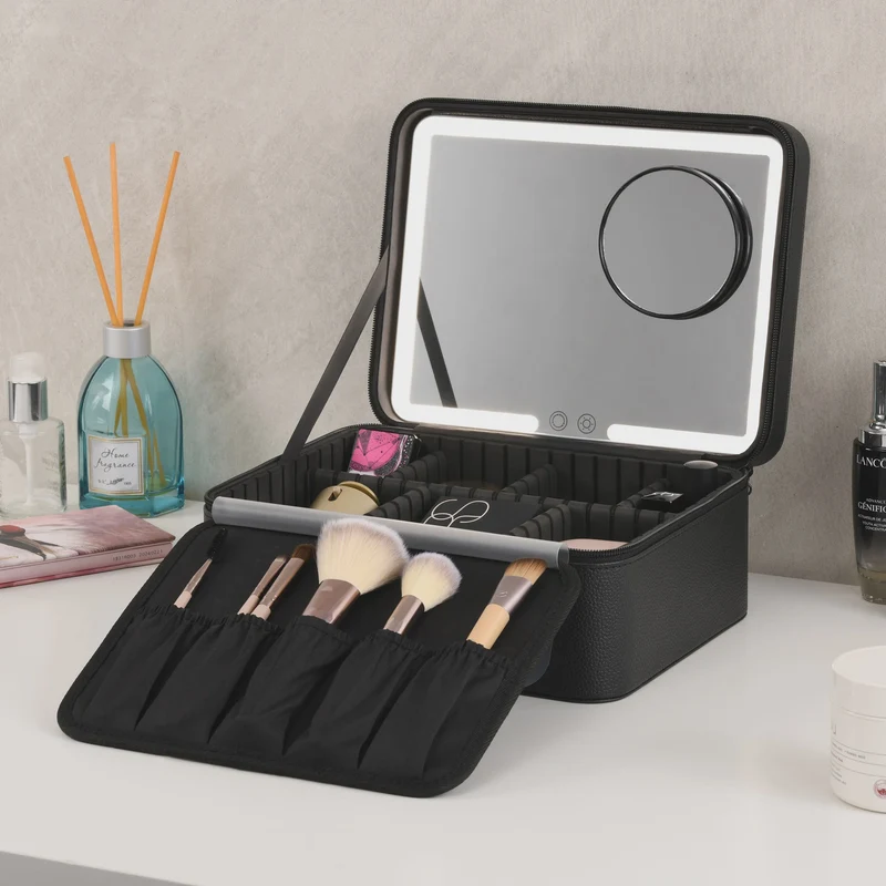 Sheffield Labs Cordless REMI Travel Case with Smart LED Mirror