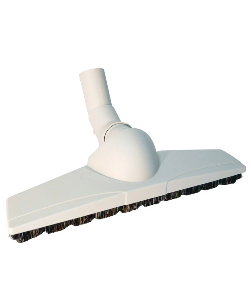 Brosse à plancher - largeur 33 cm (13') - 31,75 mm (1 ¼") dia - double pivot - gris - Wessel-Werk 13.9 051-302