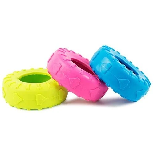 Jeu Chien en forme de Pneu Caoutchouc