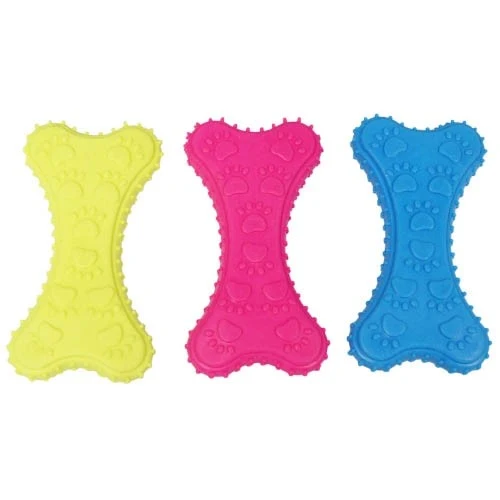 Jeu pour Chien en Caoutchouc - Forme d'Os 10,5 Cm