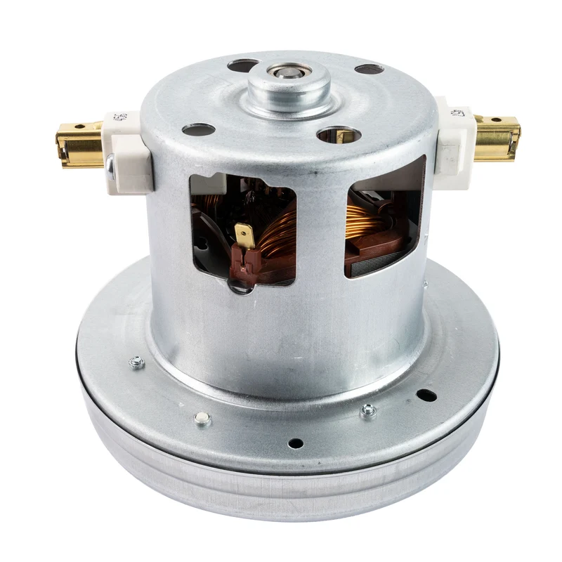 Moteur pour aspirateur "Thru-Flow" - dia 5,7" - 1 ventilateur - 120 V - 12 A - 1200 W - 435 watts-air - levée d'eau 99" - CFM (pi3/min) 104" - Domel 462.3.354