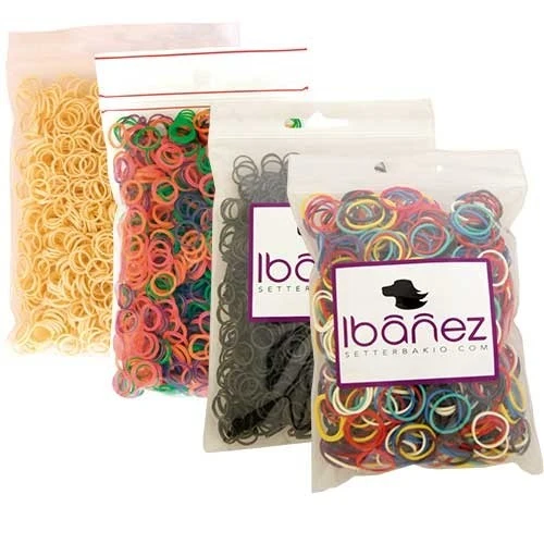 Latex Bands Black /- 1000 Un.