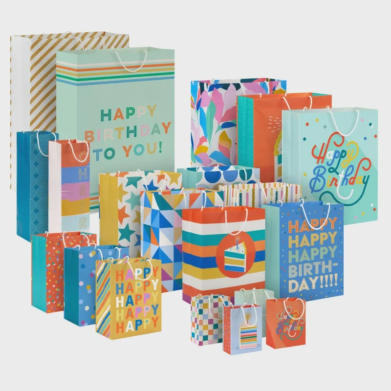All Occasion Assorted Gift Bags, 20-count