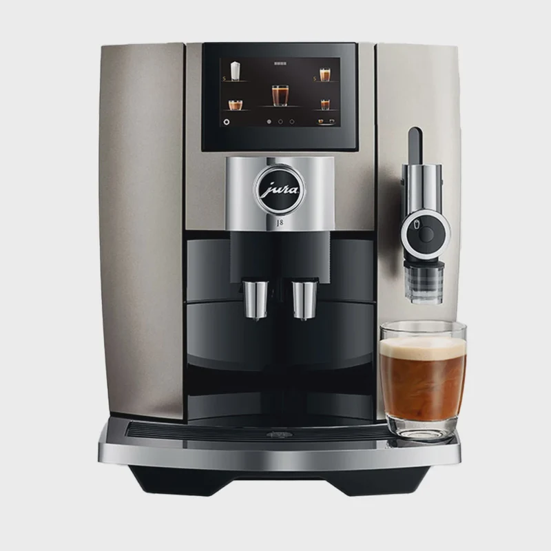 JURA J8 Automatic Espresso Machine, Midnight Silver