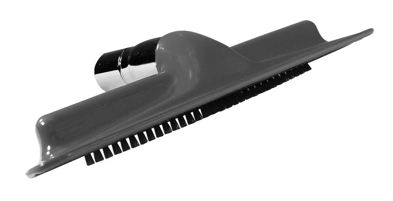 Brosse à tapis en métal et en plastique - 1½ x 16" - avec rang de poils - commercial
