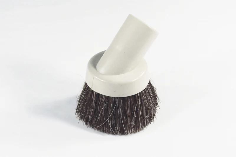 Brosse à épousseter 32 mm - avec crin de cheval - universelle- beige