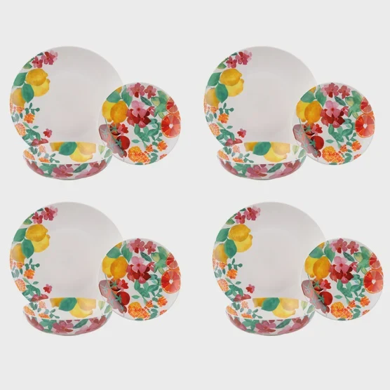 Maxwell & Williams Capri 12 Piece Coupe Porcelain Dinner Set