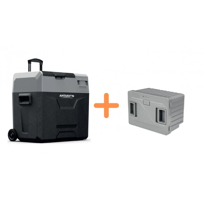ANTARION Glacière à compression + Batterie - 50L