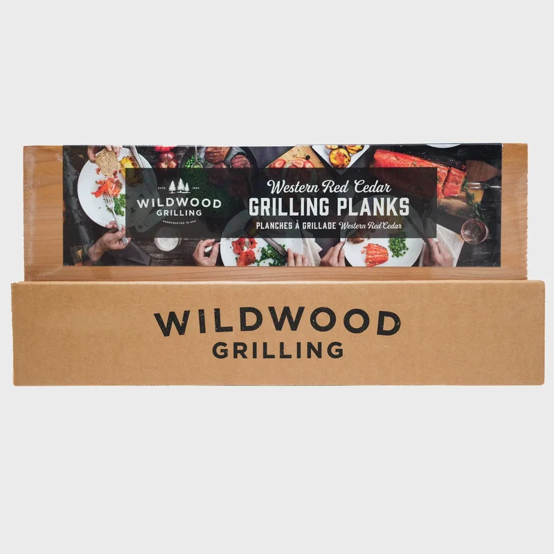Wildwood Grilling Western Red Cedar Grilling Planks Pack of 8