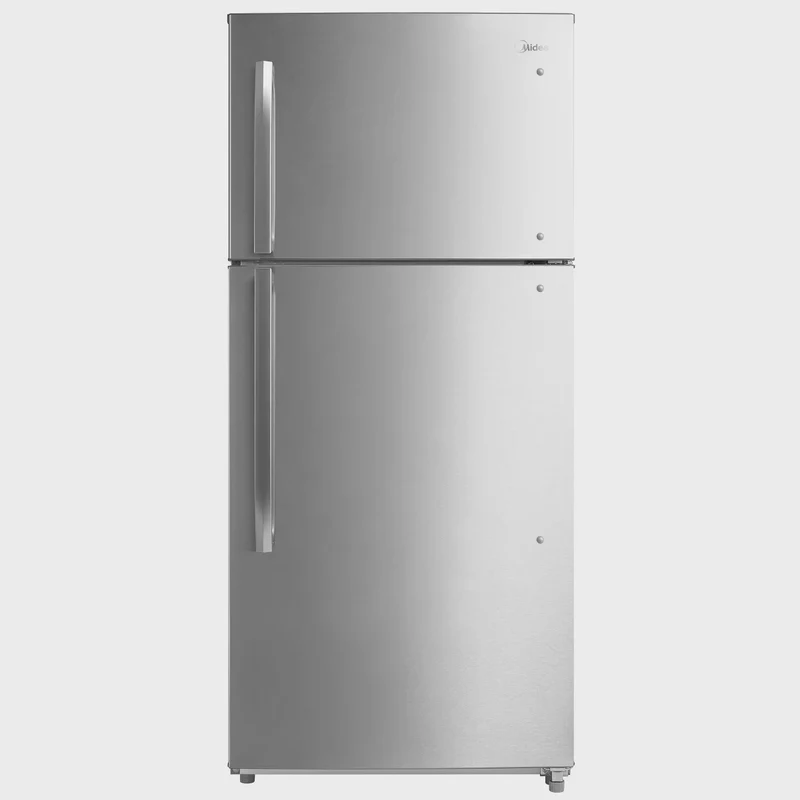 Midea 30 in. 18 cu. ft. Stainless Steel Top Mount Refrigerator Model MRT18B2ASL