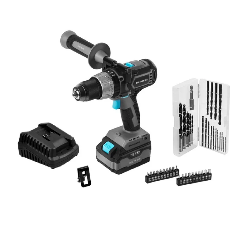 Cecotec Perceuse à percussion CecoRaptor Perfect ImpactDrill 4020 Brushless Ultra