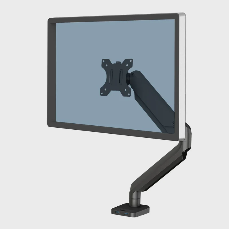 Fellowes Platinum Series Fully Adjustable Monitor Arm, Single Arm