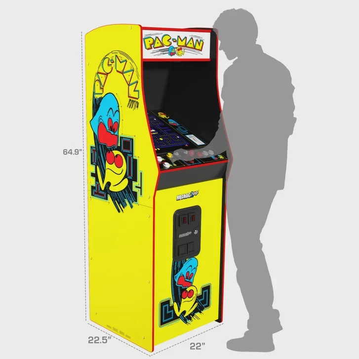 Arcade1Up PAC-MAN XL Arcade Machine *Missing front Wood Panel