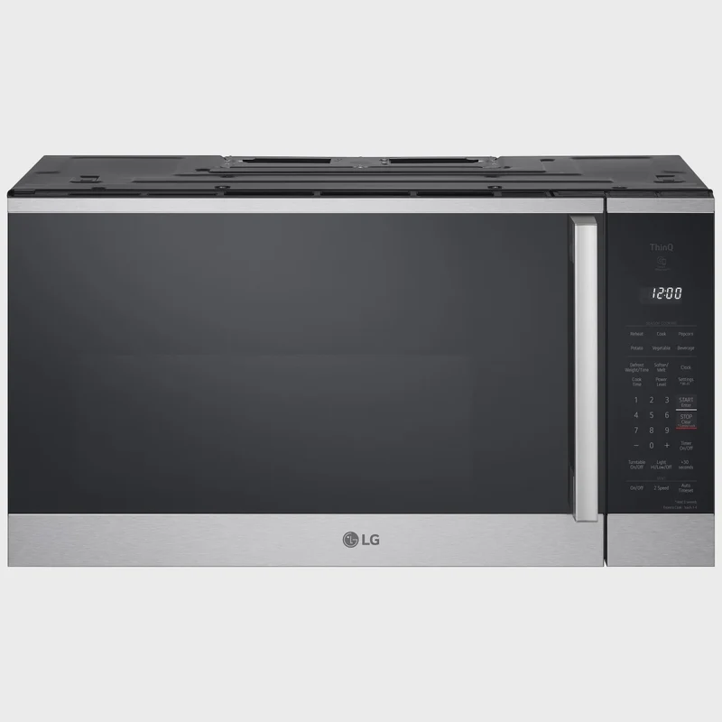 LG 30 in. 1.8 cu ft. Stainless Steel Over-the-Range Microwave with WideView Window and ThinQ Technology, 300 CFM
