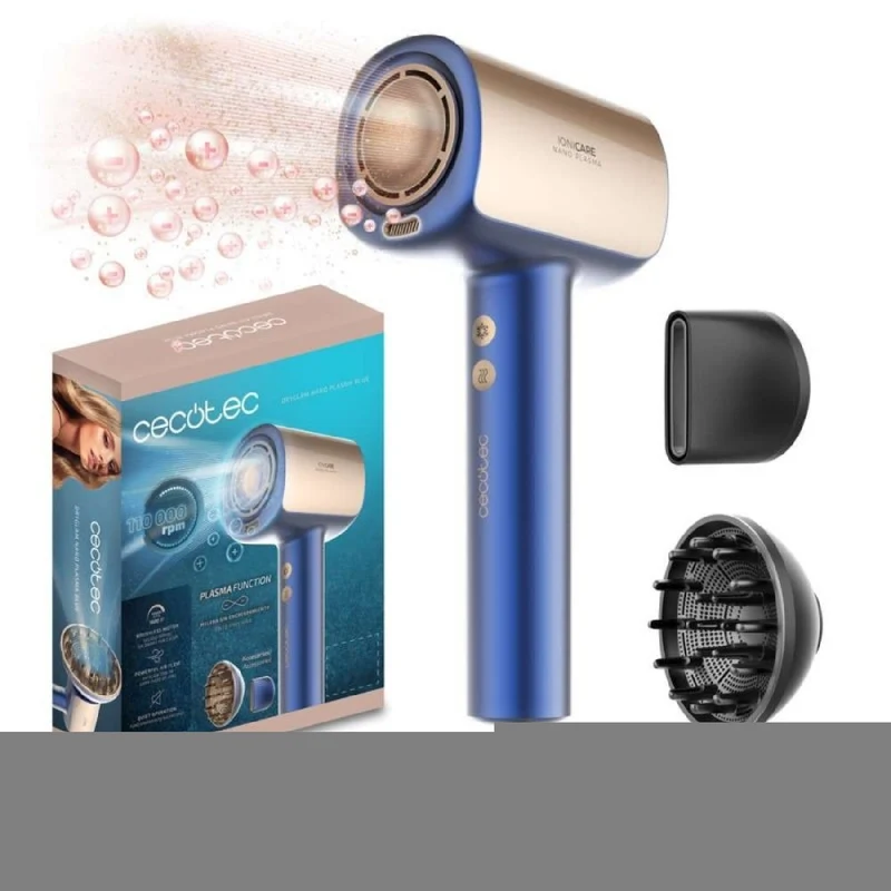 Cecotec DryGlam Nano Plasma Blue