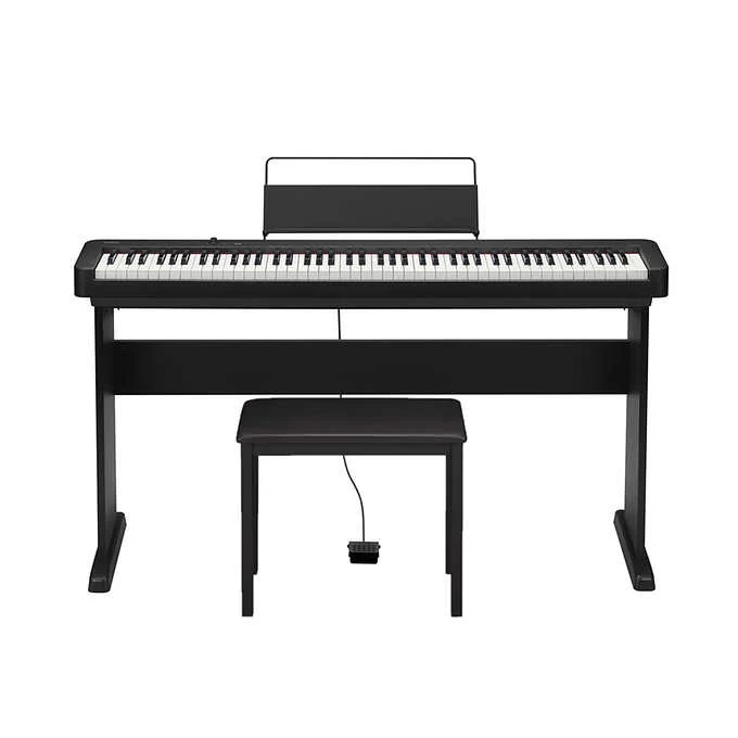 Casio Ultra Compact CSF-1 88 Note Digital Piano with Bench, Black