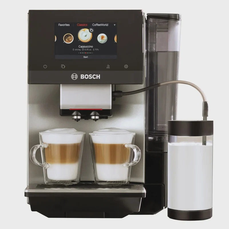 Bosch 800 Series Fully Automatic Espresso, Coffee and Cold Brew Machine with Built in Grinder Model TPU60706