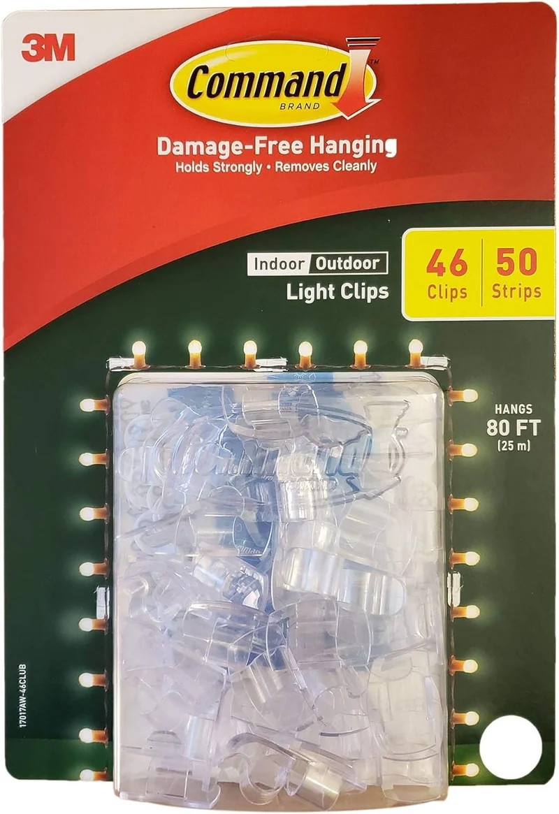 Command Damage Free Hanging Light Clips
