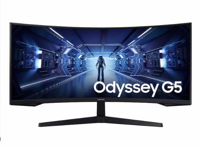Samsung Odyssey G5 34" WQHD 165Hz 1ms GTG Curved VA LED FreeSync Gaming Monitor **open box