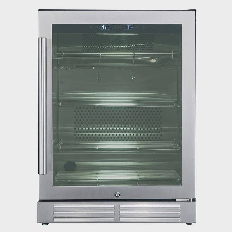 Forno Asciutto 24 in 4.41 cu ft Stainless Steel Commercial Dry Aging Cabinet **missing butcher hooks and key