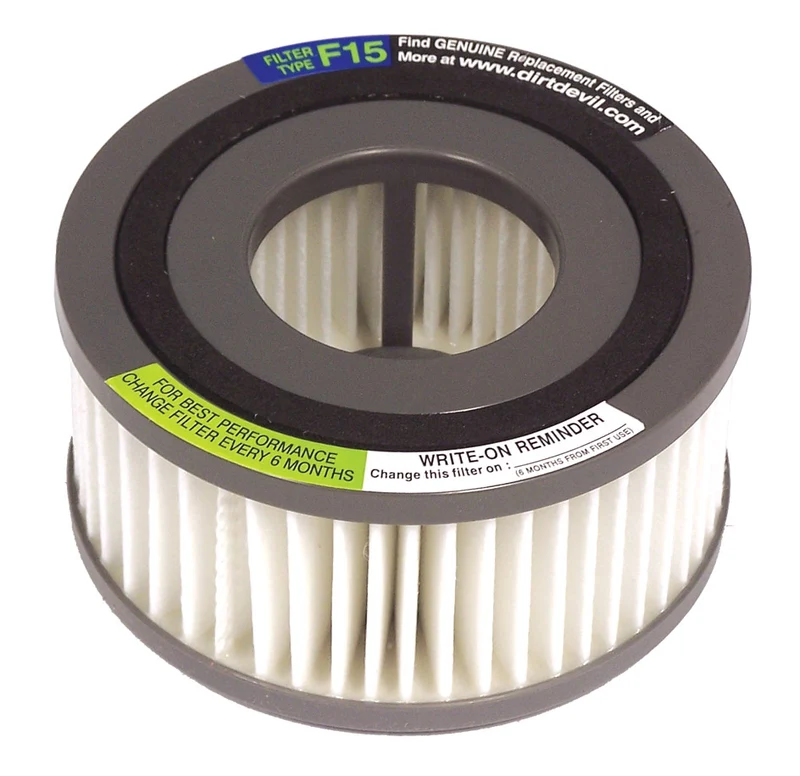 Filtre cartouche HEPA style F15 pour aspirateur Dirt Devil - 3SS0150001