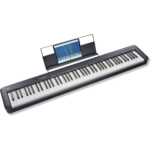Casio CDP-S110 Digital Piano – Black, 88 keys with Scaled Hammer Action Keyboard II