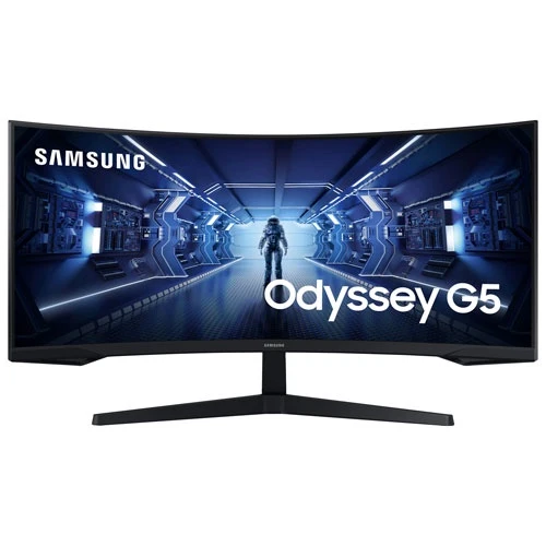 Samsung Odyssey G5 34" WQHD 165Hz 1ms GTG Curved VA LED FreeSync Gaming Monitor