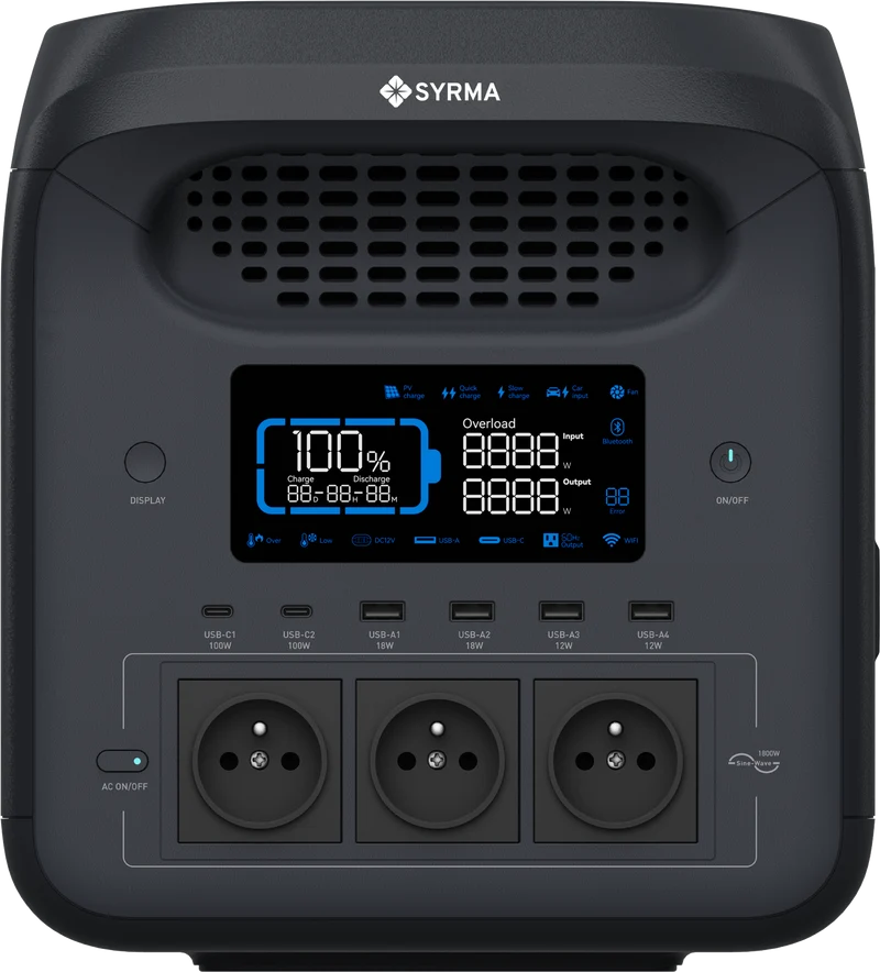 Station Électrique Portable NEWTON 1800W SYRMA